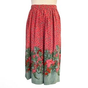 Vintage CAROLE LITTLE St-Tropez West 100% Silk OS